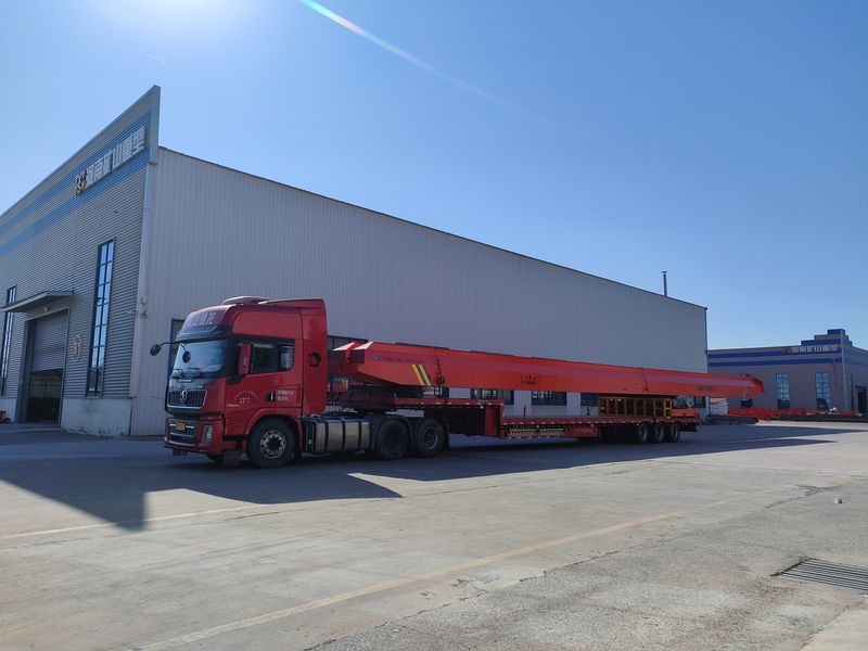 電動單梁起重機  2臺 LD3t—26.85m 制作完成，發(fā)往江蘇交付客戶使用